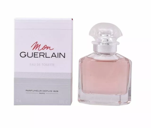 MON GUERLAIN 1.6 oz EAU DE TOILETTE SPRAY NEW WOMEN'S PERFUME 50 ML NIB