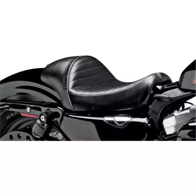 Le Pera LK-426PT Pleated Caf? Spoiler Solo Seat Harley XL Sportster 04-06 10-17