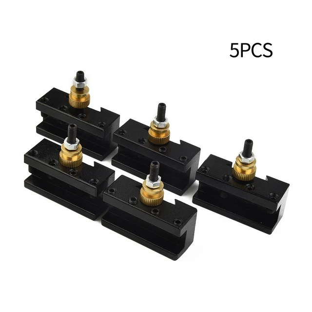 Poteau à Outils à Changement Rapide – 5 Supports, 40 Positions – Pour Tour 120-220 Mm – Neuf