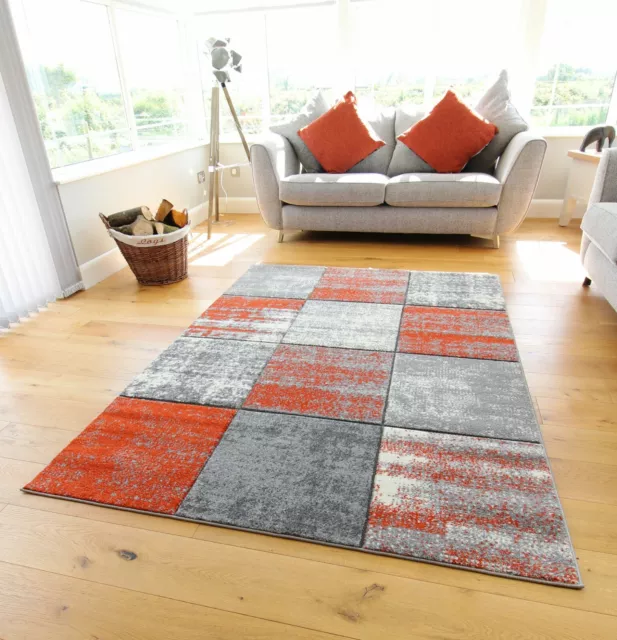Modern Rugs Design Colourful Silky Soft Good Quality Floor Area Mats UK