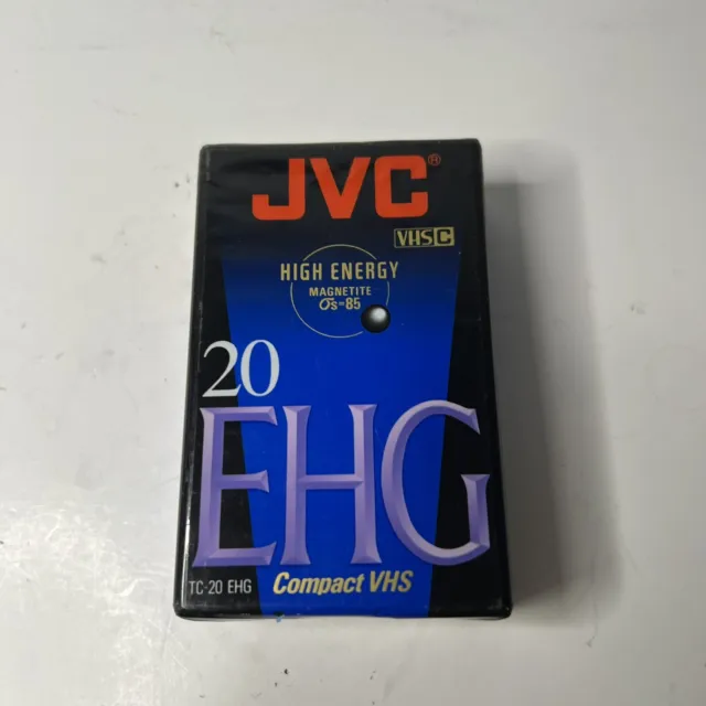 Videocámara VHS compacta magnetita de alta energía JVC 20 EGH sellada de fábrica A1