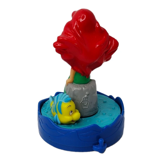 MCDONALD'S DISNEY LITTLE Mermaid Ariel & Flounder Figure Happy Meal Toy