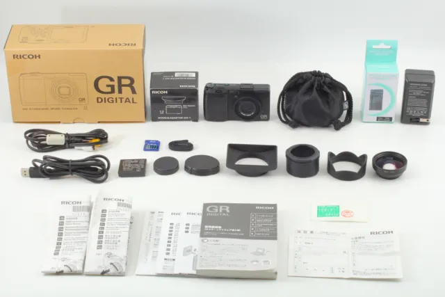 [Near MINT In Box] Ricoh GR Digital 8.1MP Digital Camera GW-1 GH-1 From JAPAN