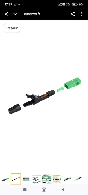 Câble Réseau Fibre Optique IBM Duplex LC-LC - 5 Mètres - OFNP - 12R9914