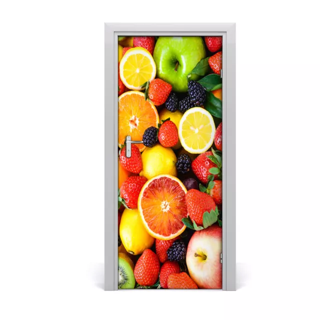 Pegatinas Para Puertas de Autoadhesivo Murales  85x205 cm fruta