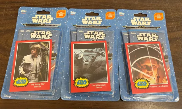 4 Pack- Star Wars The Force Awakens Trading Cards *ASSORTED*