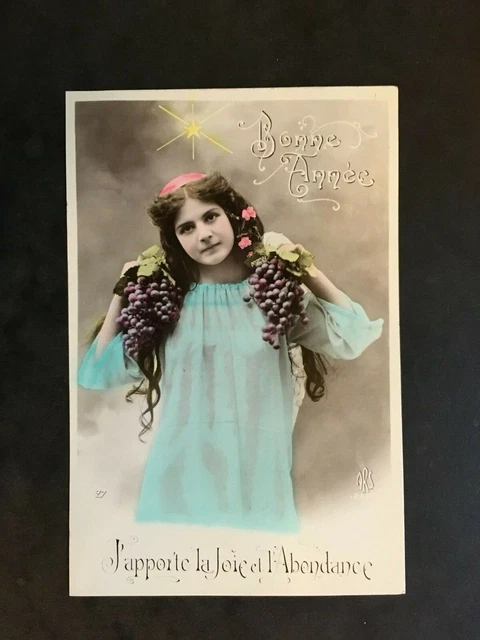 Carte Postale Ancienne Animée de 1909 - BONNE ANNEE