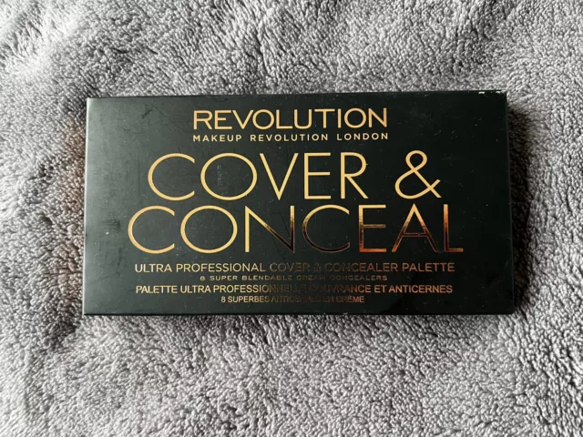 Make Up Revolution Cover & Conceal Cream Concealer Palette Brand New Boxed