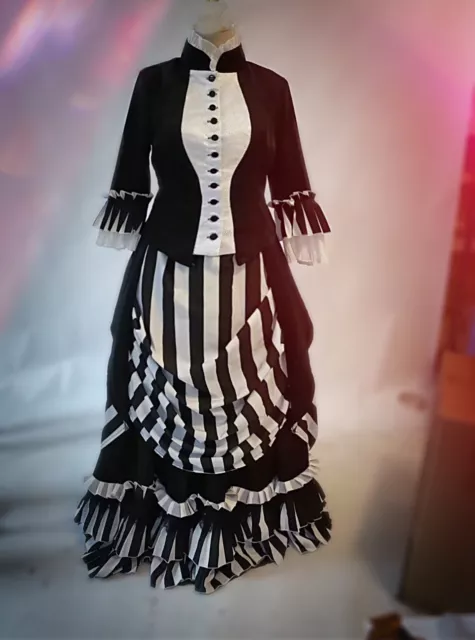 Abito gotico, abito succo di scarabeo, abito cavo addormentato, costume di Halloween, civile