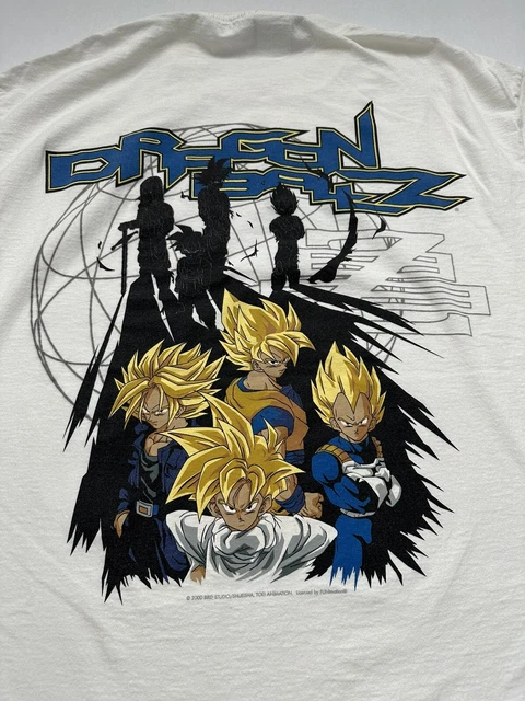 Vintage Vegeta Shirt : Vintage Dragon Ball Z Dbz Shirt Saiyans Goku Gohan Vegeta Trunks 2000