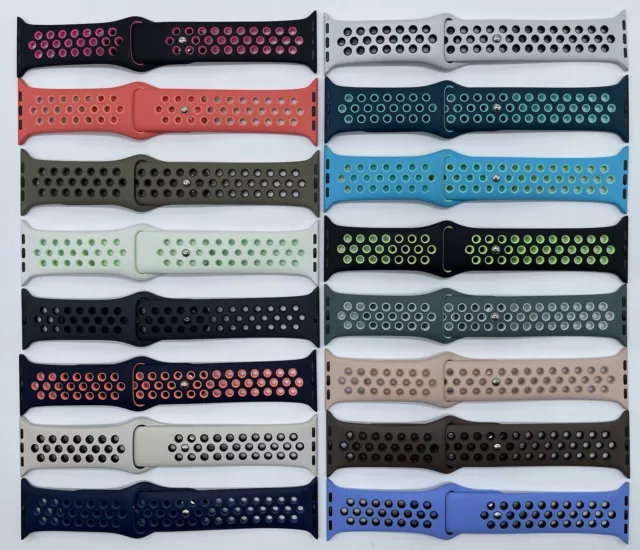 Genuine Apple Watch Nike Sport Band Strap 49mm 45mm 44mm 41mm 40mm ALL COLOURS