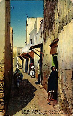 CPA AK Tanger- Rue de la Casbah MAROC (880191)