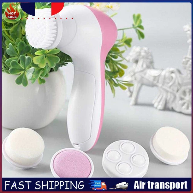 5 IN 1 Electric Facial Cleanser Face Skin Pore Cleaner Washing Cleaning Massager EUR 4 88 PicClick FR