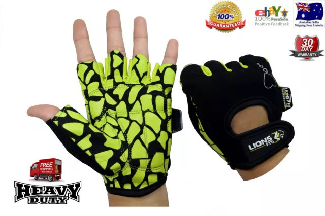 Lions Fit Ladies Gym Body Building Fitness Weight Lifting Exercise gloves