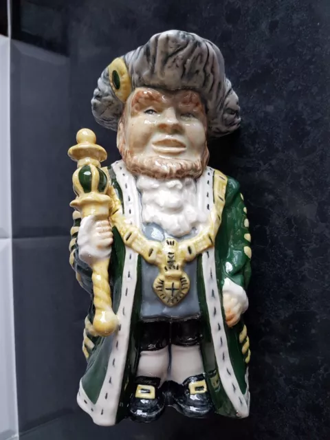LORD MAYOR TOBY JUG ROY KIRKHAM HAND PAINTED STAFFORDSHIRE POTTERY  collectable