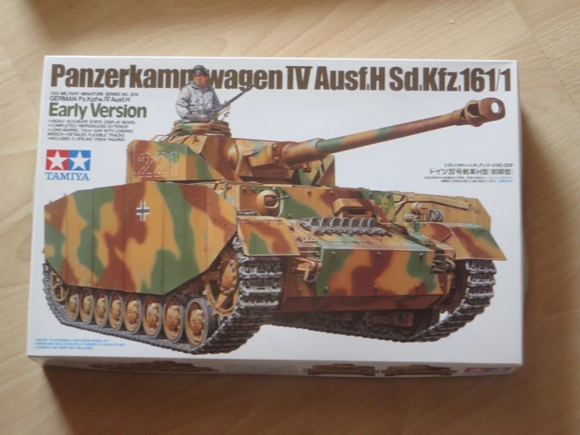 Maquette Zvezda 1:72 – Panzer IV Ausf.H (Sd.Kfz.161/2) – Kit Plastique 147 Pièces, Idéal Débutant