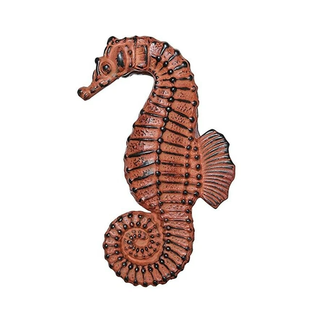Style Antique Mer Design Cheval Fonte Porte Heurtoir Main Vintage Finir