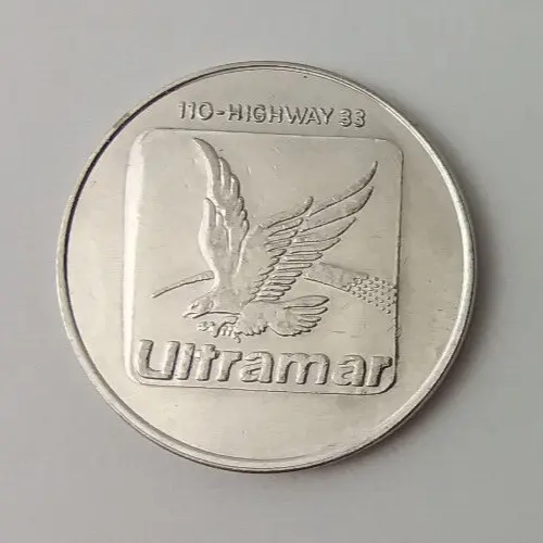 Ultramar Canadian Gas Station Coin Token 26mm