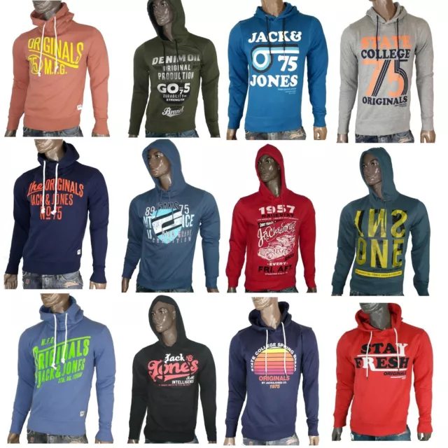 JACK & JONES Herren Hoodie Kapuzenpullover Sweatshirt Pullover viele Modelle