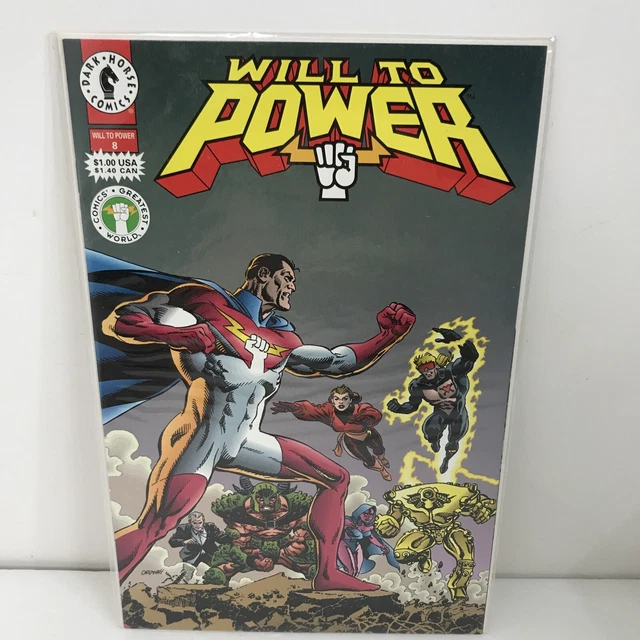 WILL TO POWER 3 4 6 7 8 9 10 11 12 Jerry Prosser Comic Lot Dark Horse 1994 6