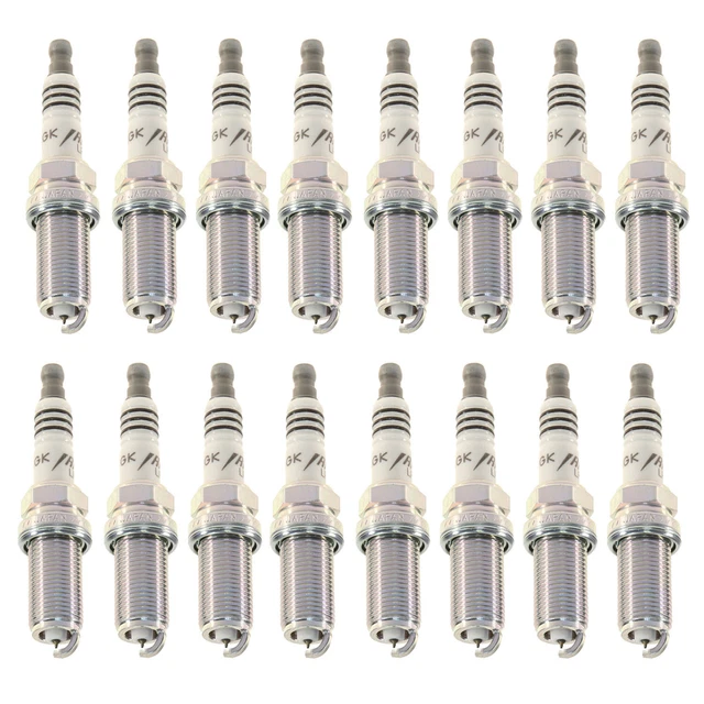 NGK LFR7AIX 2309 NGK Iridium IX Spark Plugs set of 16 Upgrade Colder
