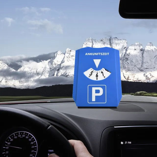 Parking Disc Car Windshield Snow Shovel Time Display Disc Convenient Timer Clock 2