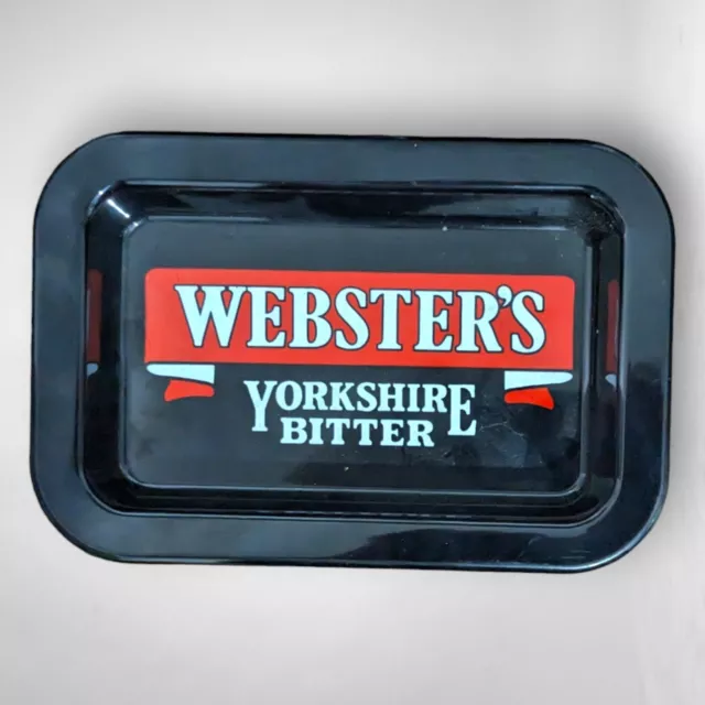 Websters Yorkshire Bitter Black Rectangular Melamine Ashtray