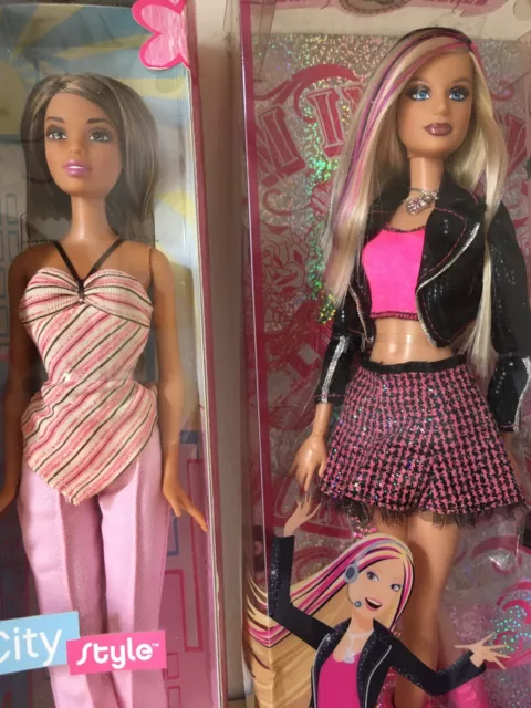 Barbie Fashion Fever & Nikki City Style New Nrfb Mattel