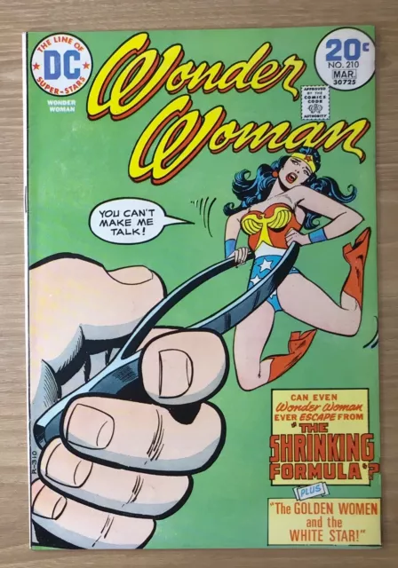 Wonder Woman #210 DC Comics Bronze Age Amazon Ric Estrada vg