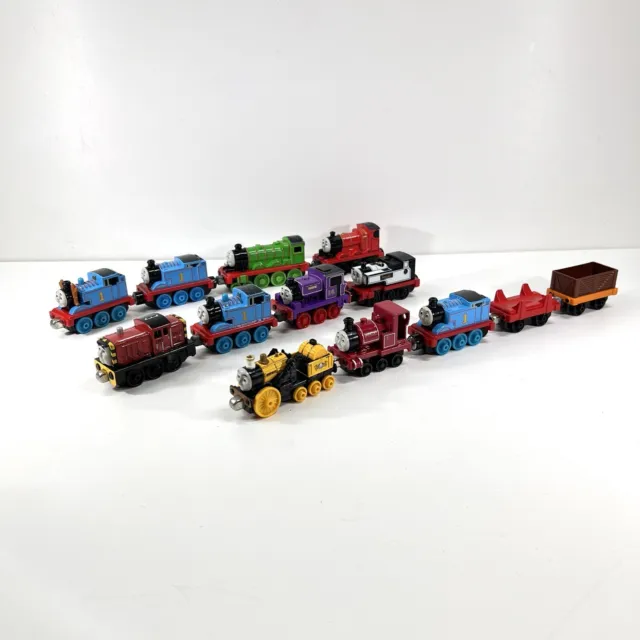 Thomas Train and Friends Die Cast Magnetic Metal Toy Trains Lot of 13 2012-13