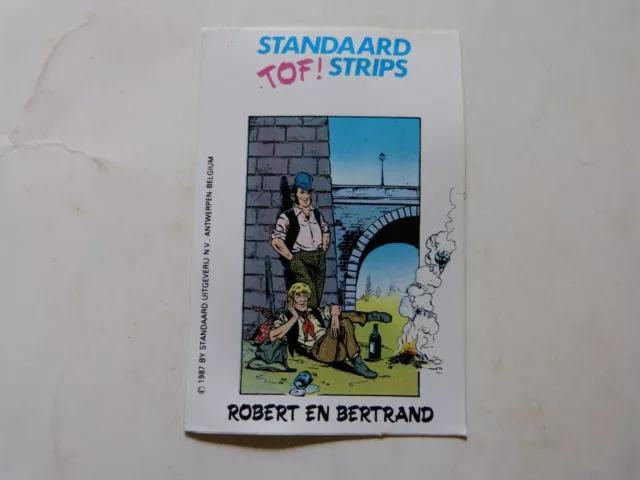 autocollant : ROBERT ET BERTRAND 1987