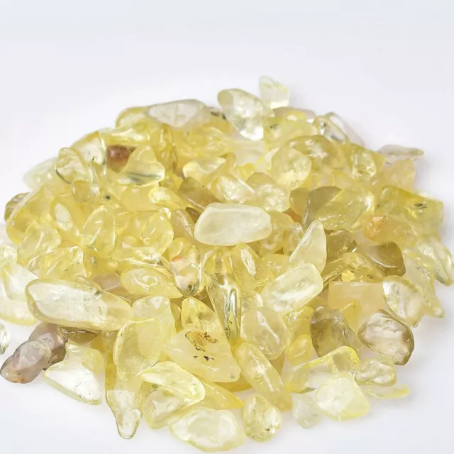 100g AAA Natural Citrine Quartz Chip Stones Crystal Healing Reiki Specimen Rock