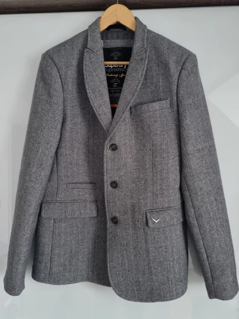 Superdry blazer mens hotsell