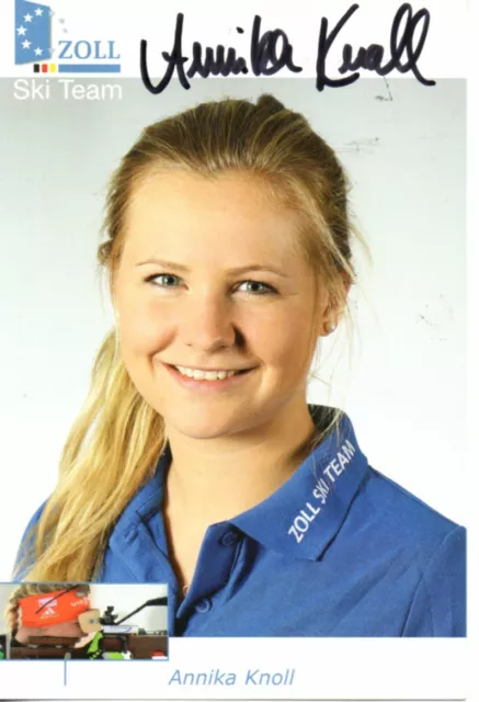 Autogramm - Annika Knoll (Biathlon)