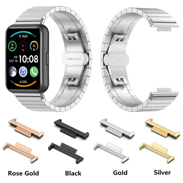 2er-Pack Edelstahl Armband Adapter Connector Für Huawei Watch Fit 2