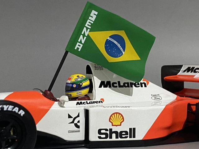 Test : voiture McLaren MP 4/4 Ayrton Senna 1988 1/24