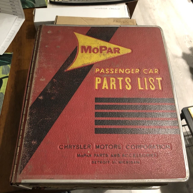 1961 MOPAR/CHRYSLER PARTS BOOK/Catalog