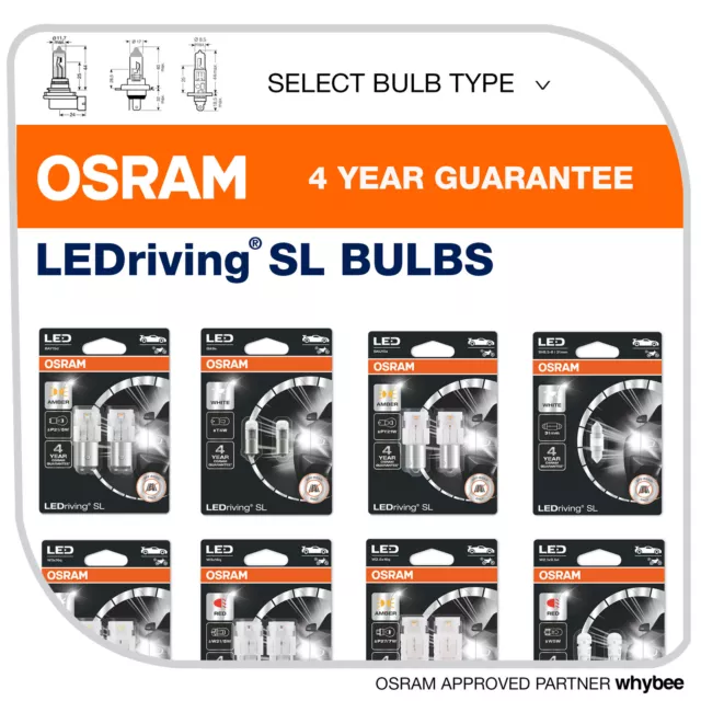 OSRAM LEDRIVING SL Standard Retrofit 580 W21/5W 12V White Bulbs