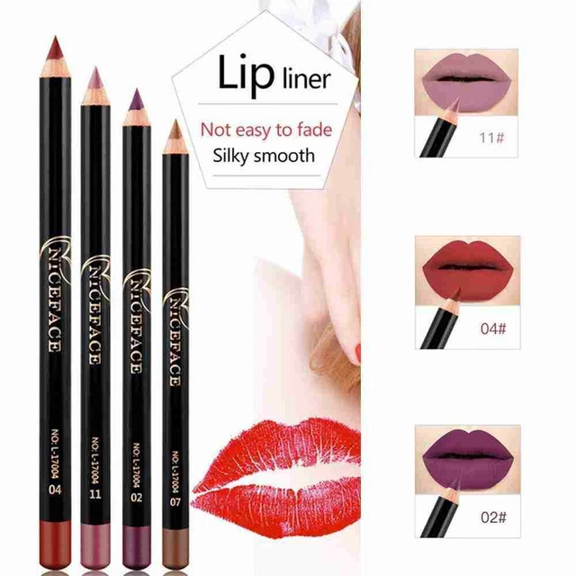 1 * LIP Waterproof Pencil Lipstick Long Lasting Makeup Pen Liner Matte ...