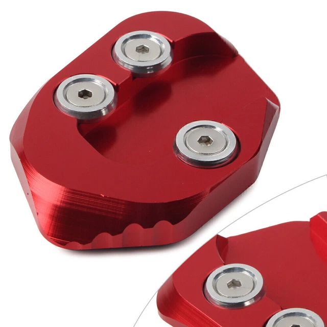 Cavalletto Laterale Con Piastra Di Estensione Per Triumph Street Triple 765 RS/R/S – Alluminio CNC – Protezione Moto – Nero