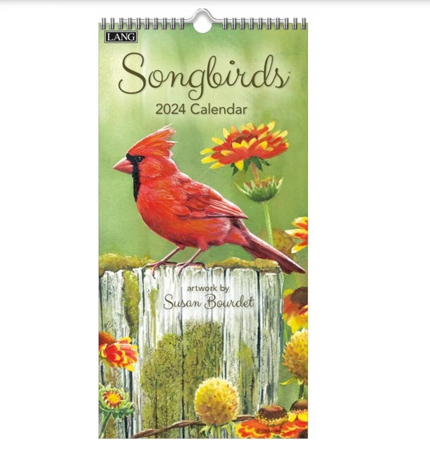 SONGBIRDS 2024 LANG Vertical Wall Calendar 14.99 PicClick