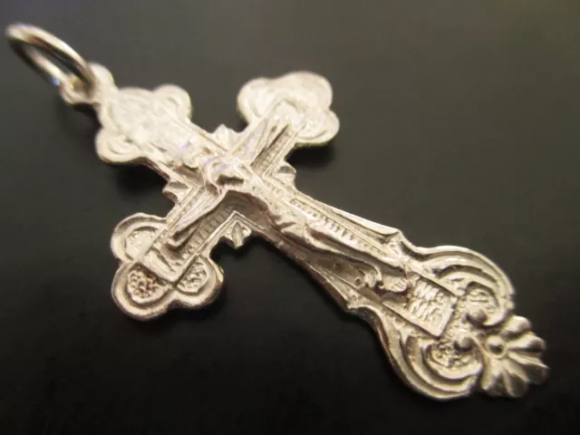 Sterling Silver Cruciders Jerusalem Cross From Jerusalem, Pendant, Blessed #39