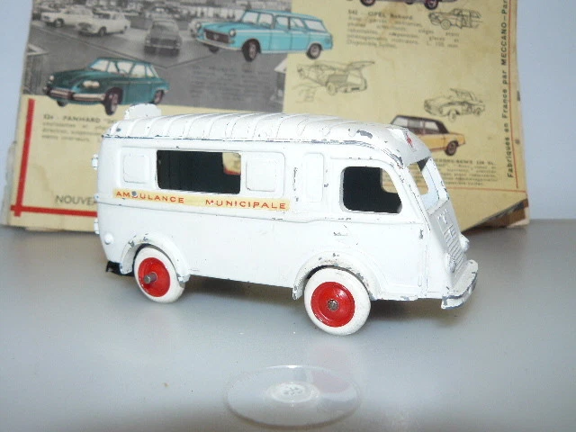 Mini Caravane Bordeaux Et Blanc Remorque Annes 60 1/43 Cararama 251nd