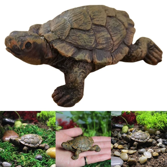 30 Mini Figurines Tortues En Résine Multicolores - Décoration Pour Pots, Jardin, Paysage Et Projets DIY