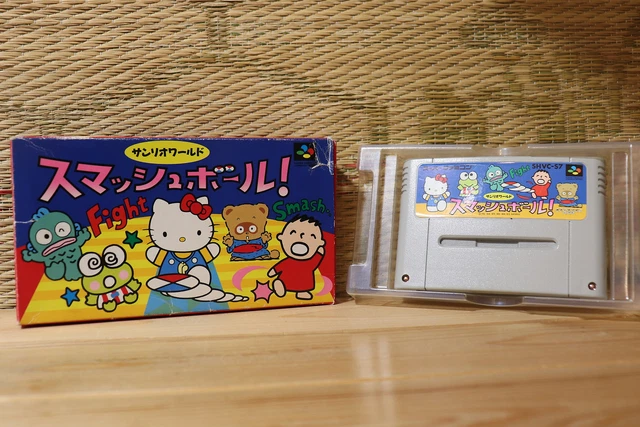 Sanrio World Smash Ball w/box Nintendo Super Famicom SFC VG!