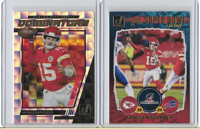 2021 Donruss Road to the Super Bowl Dominators Patrick Mahomes Lot