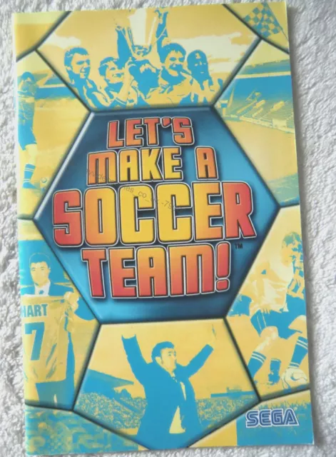 79006 Instruction Booklet - Let's Make A Soccer Team - Sony PS2 Playstation