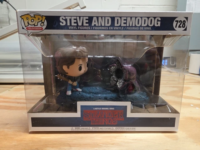 Funko Pop Movie Moments Steve and Demodog Stranger Things #728 35034 – La Marque Zone