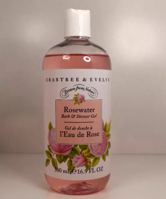 Crabtree and Evelyn Rosewater Bath & Shower Gel 500ml