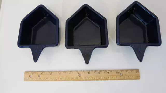 Chantal Dreidel Ramekins Navy Blue Dishes Bowls